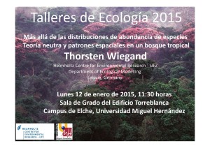 09-01-15-Taller Ecología Thorsten Wiegand